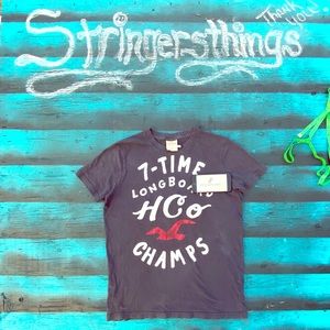 Hollister men’s blue size small tee shirt